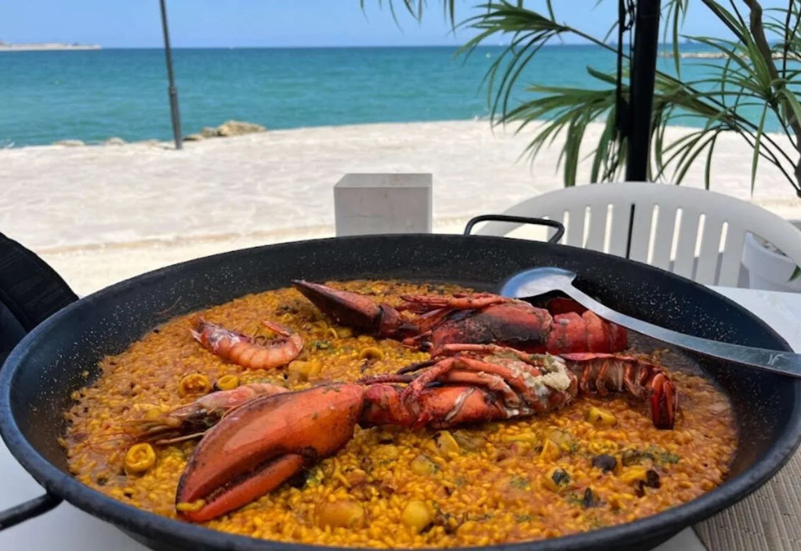 Paella junto al mar en una experiencia gastronómica de Azurea